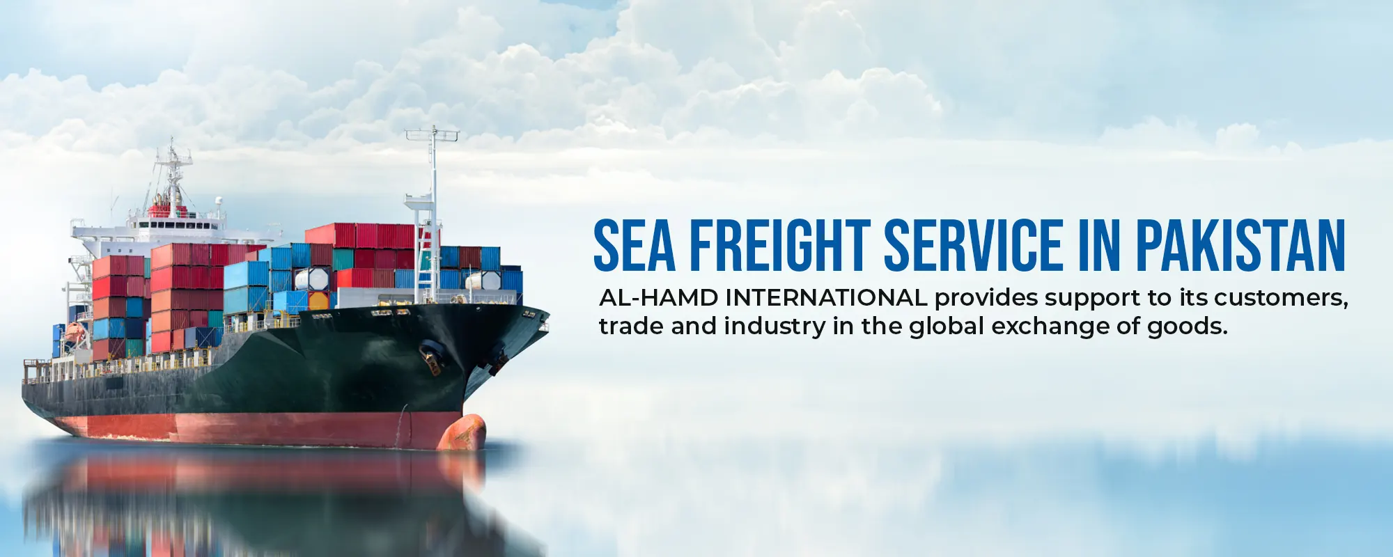 SEA FREIGHT SERVICE in pakistan